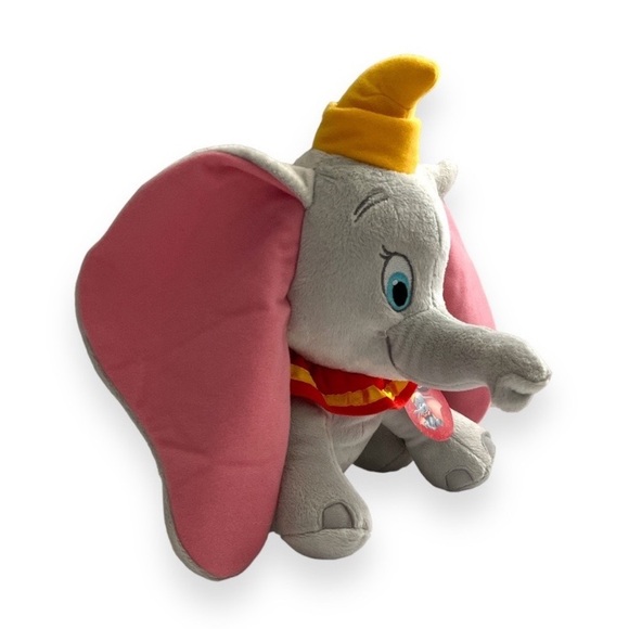 Disney Dumbo Grey Circus Elephant Stuffed Baby‎ Animal Plushie Stuffie Toy - Picture 5 of 5